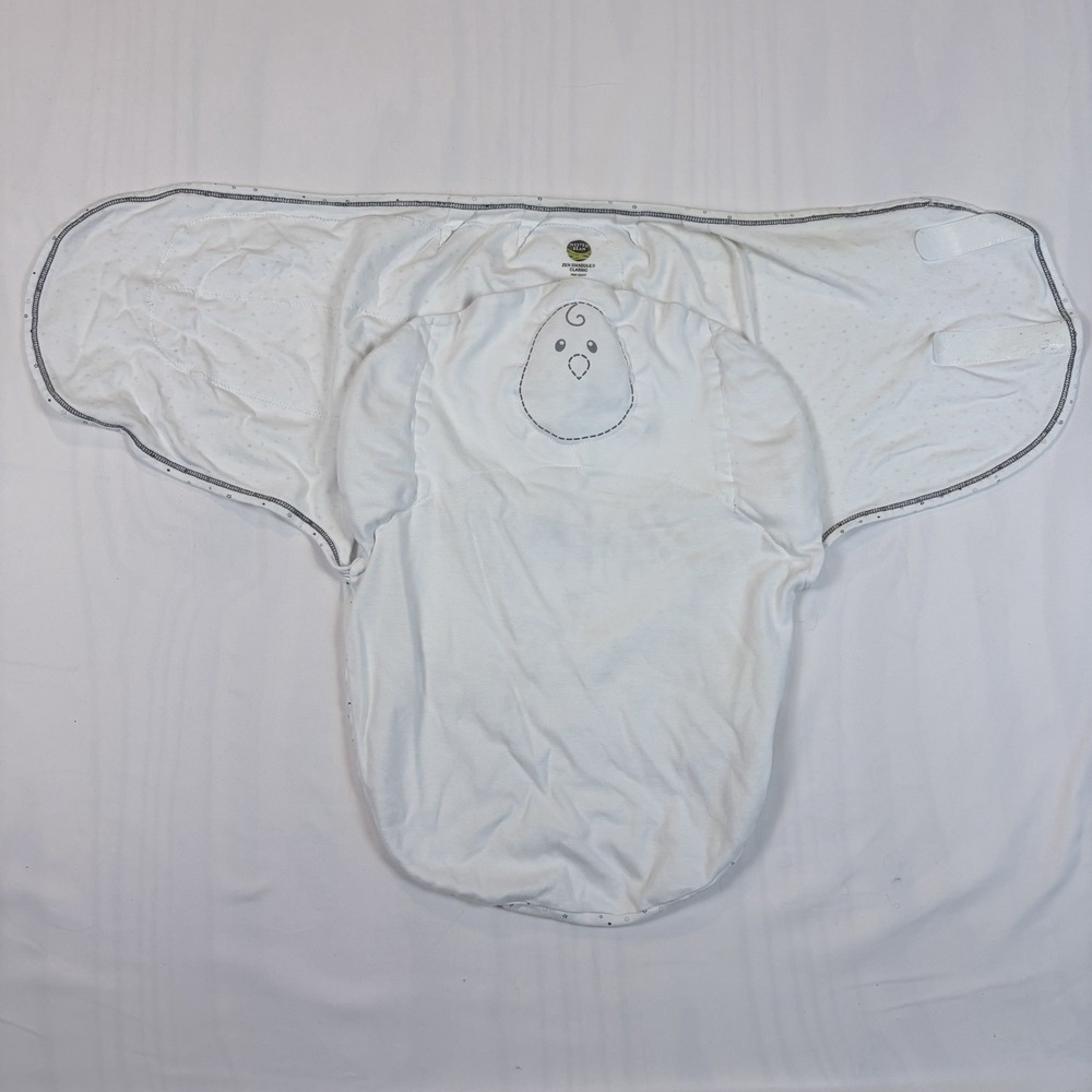 Nested Bean Zen Swaddle Wrap Sleep Sack Stars W/Chick Print 0-6 M
